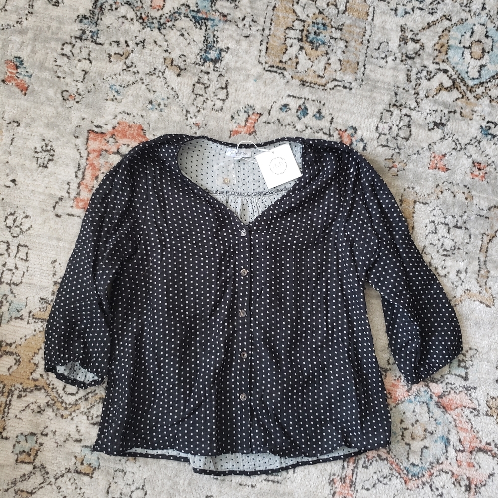 NWT Polagram Top Size L